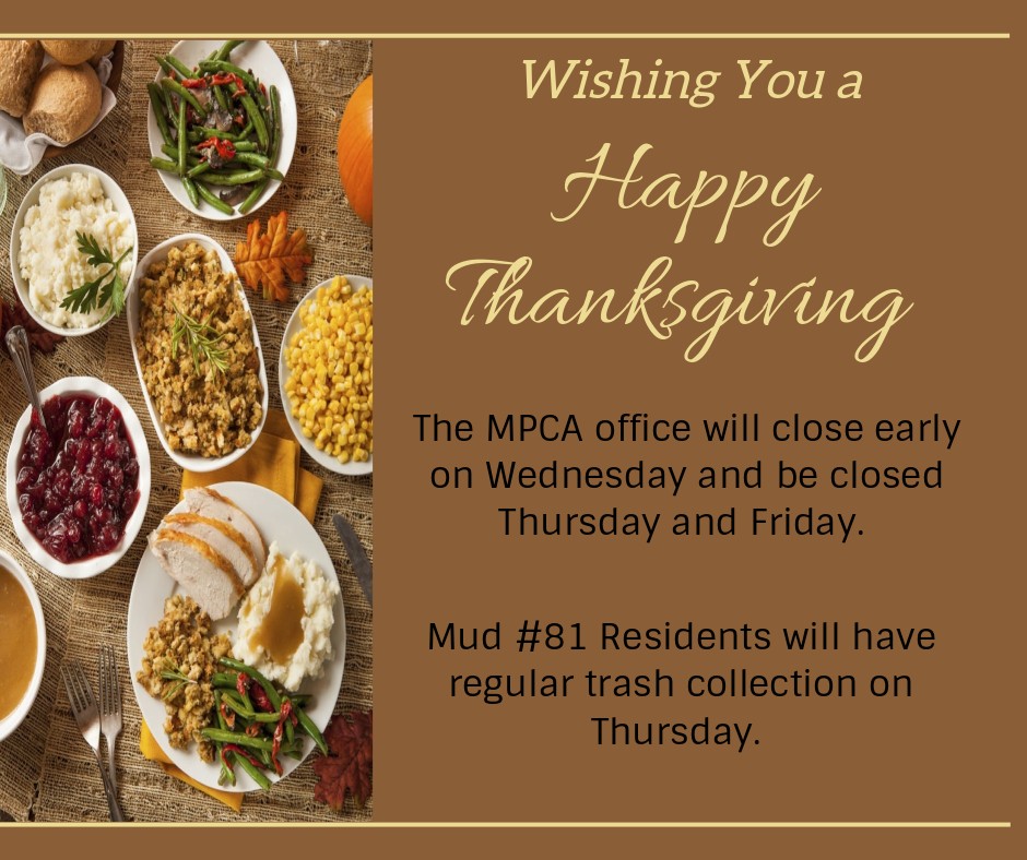 Thanksgiving Holiday Hours